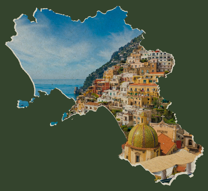 Cartina della Campania