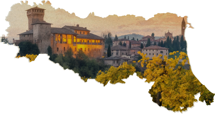 Cartina dell'Emilia-Romagna