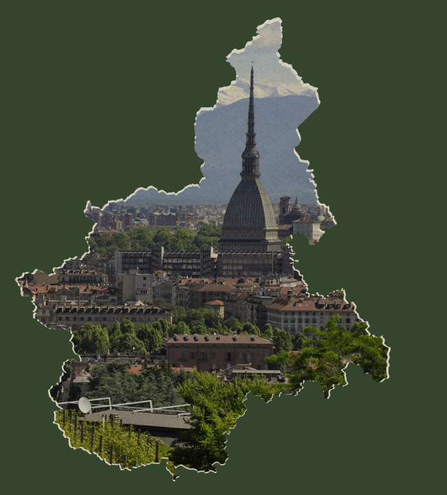 Cartina del Piemonte